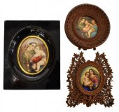 (3) FRAMED RELIGOUS MINIATURES