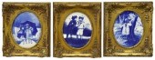 (3) FRAMED ROYAL DOULTON STYLE
