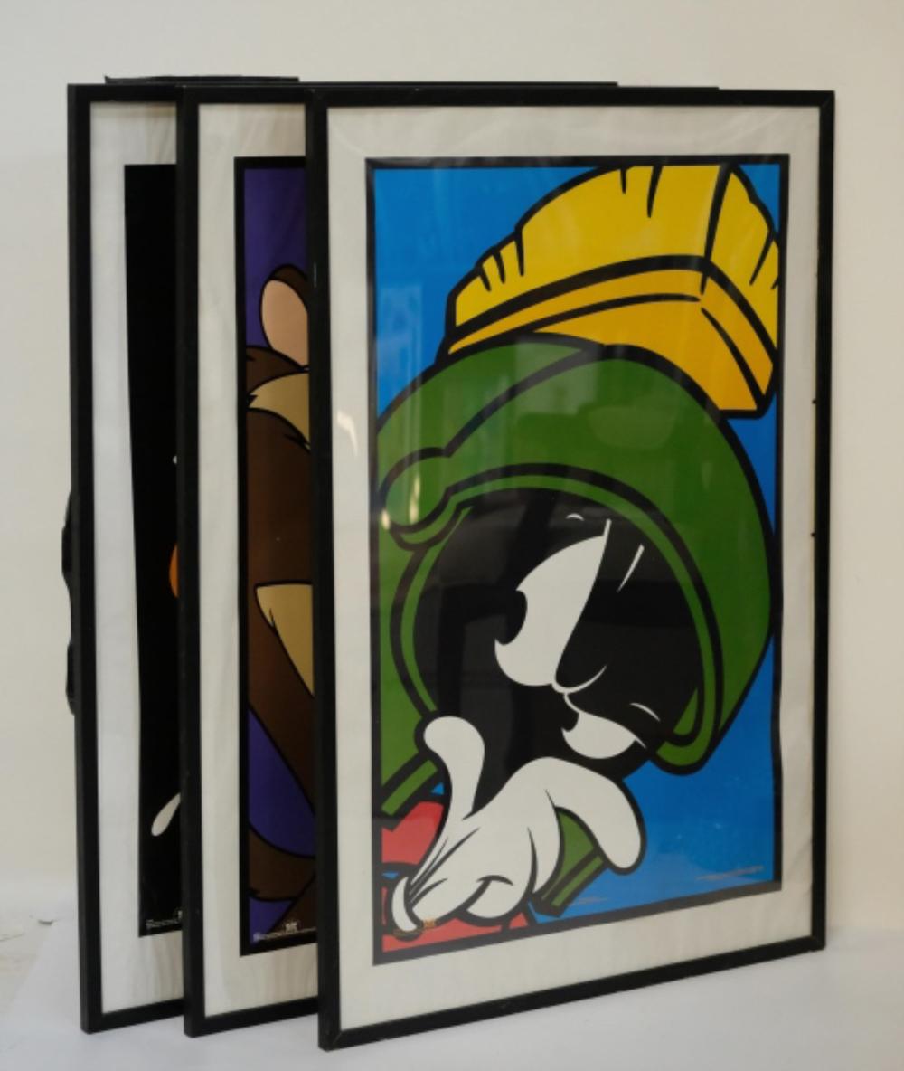 3 FRAMED WARNER BROS. LOONEY