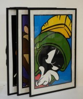 3 FRAMED WARNER BROS. LOONEY T