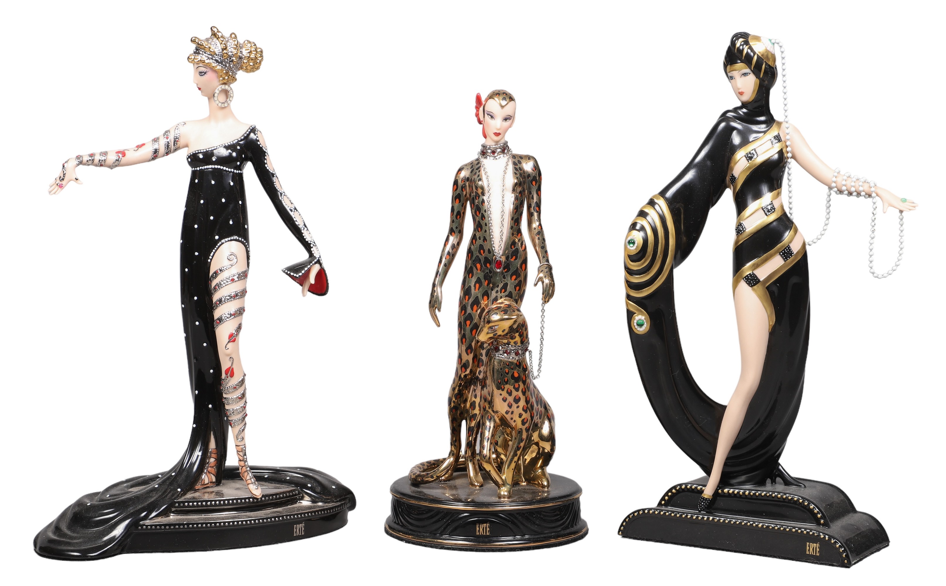 (3) Franklin Mint House of Erte