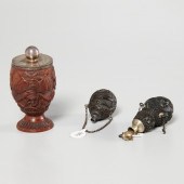(3) FRENCH 18TH C. CARVED MINI
