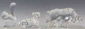 (3) FRENCH BACCARAT CRYSTAL AN