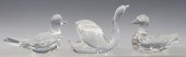 (3) FRENCH BACCARAT CRYSTAL AN