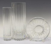 (3) FRENCH BACCARAT CRYSTAL HA