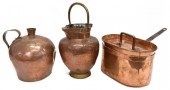 (3) FRENCH COPPER KITCHENWARE,