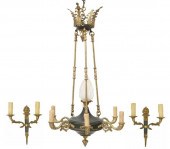(3) FRENCH EMPIRE STYLE TOLE C