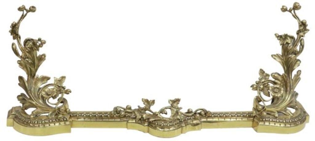(3) FRENCH GILT METAL CHENETS &