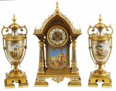 3) FRENCH GOTHIC REVIVAL BRONZ