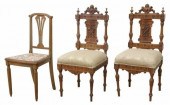 (3) FRENCH HENRI II STYLE CHAI
