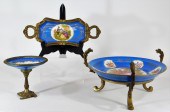 3 FRENCH LIMOGES FRAGONARD BRO