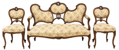 (3) FRENCH LOUIS XV STYLE