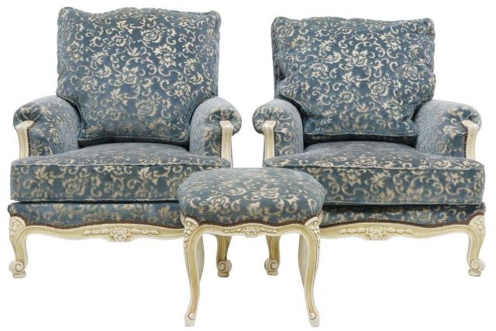 (3) FRENCH LOUIS XV STYLE