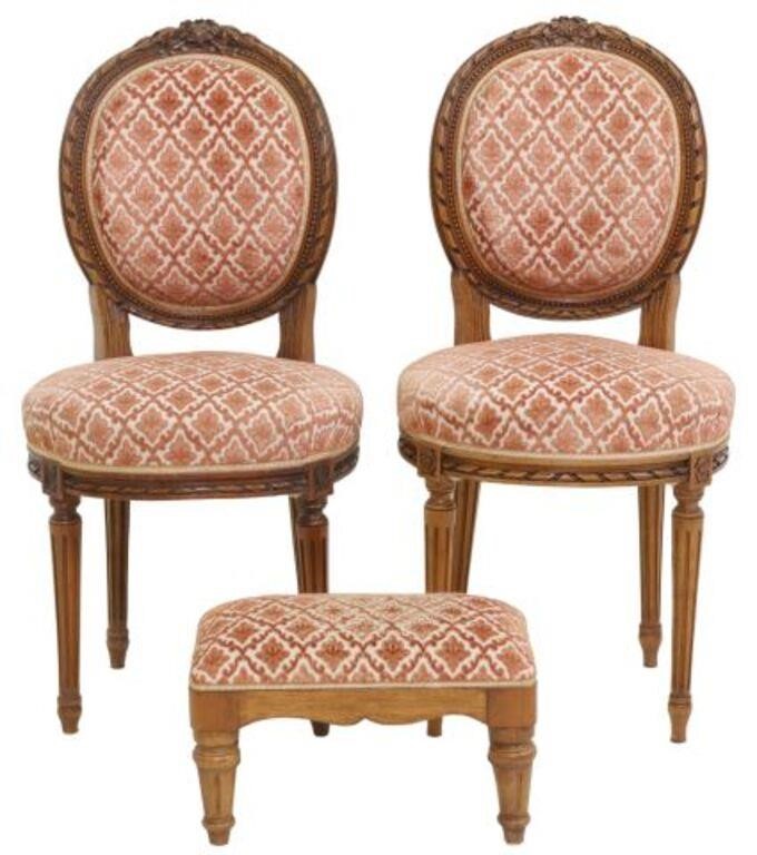 (3) FRENCH LOUIS XVI STYLE SIDE
