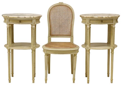 (3) FRENCH LOUIS XVI STYLE