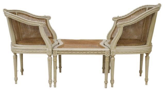 (3) FRENCH LOUIS XVI STYLE CANE