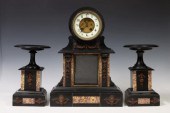 (3) FRENCH NAPOLEON III MANTEL