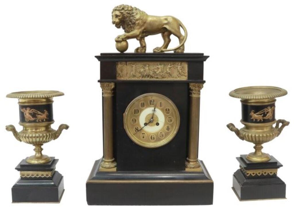 (3) FRENCH NEOCLASSICAL MANTEL