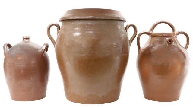 (3) FRENCH PROVINCIAL EARTHENWARE