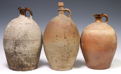 (3) FRENCH PROVINCIAL STONEWARE
