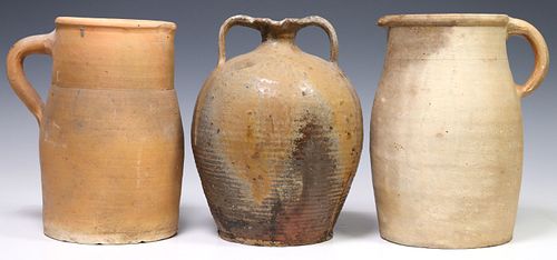(3) FRENCH PROVINCIAL STONEWARE