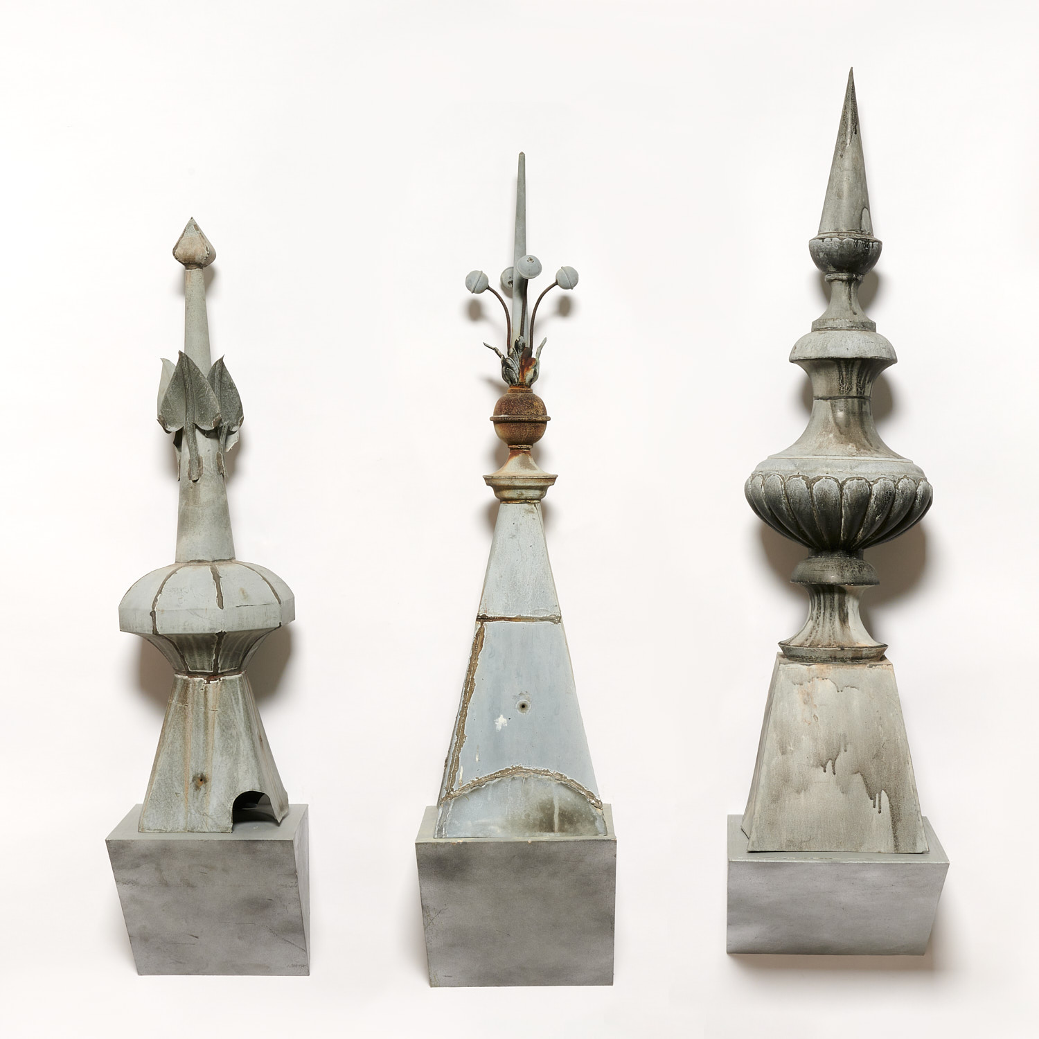 (3) FRENCH ZINC ARCHITECTURAL