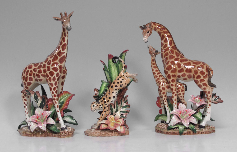 3 FRITZ AND FLOYD GIRAFFE &