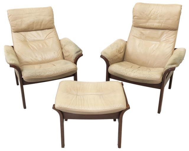 (3) G MOBEL LEATHER RECLINING