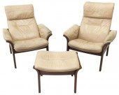(3) G MOBEL LEATHER RECLINING