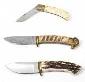 3 GARY LITTLE KNIVES: 1) Horn