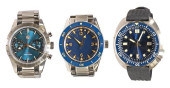 (3) GENTS SAN MARTIN STAINLESS