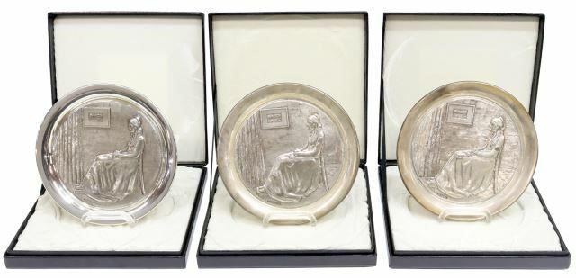 (3) GEO. WASHINGTON MINT STERLING