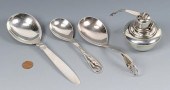 3 GEORG JENSON STERLING SPOONS