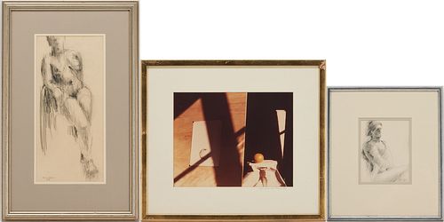 3 GEORGE CRESS ARTWORKS, NUDE