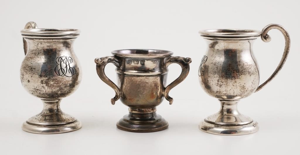 (3) GEORGE III STYLE STERLING