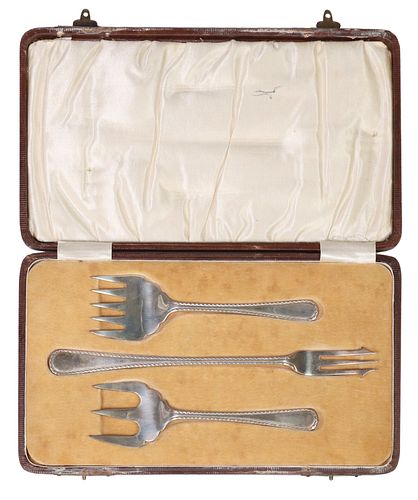 (3) GEORGE V SILVER HORS