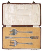 (3) GEORGE V SILVER HORS D&#03