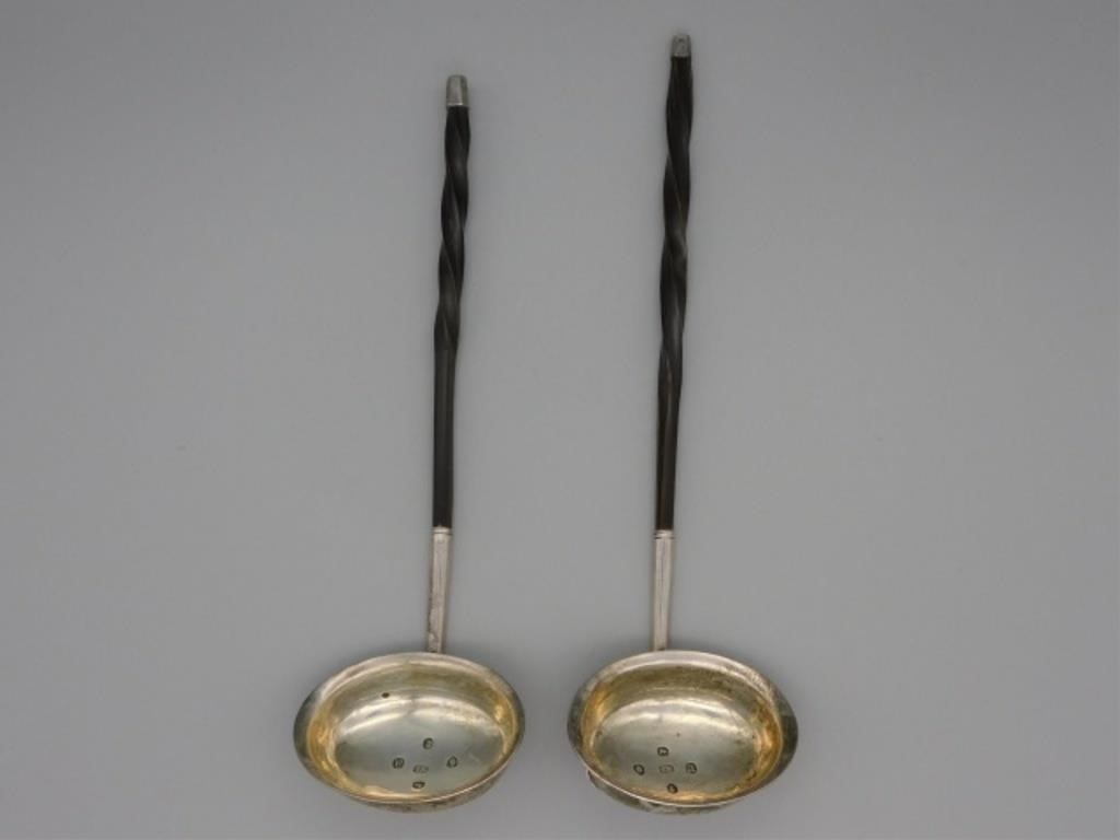 (3) GEORGIAN STERLING SILVER LADLES