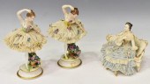 (3) GERMAN DRESDEN LACE PORCEL