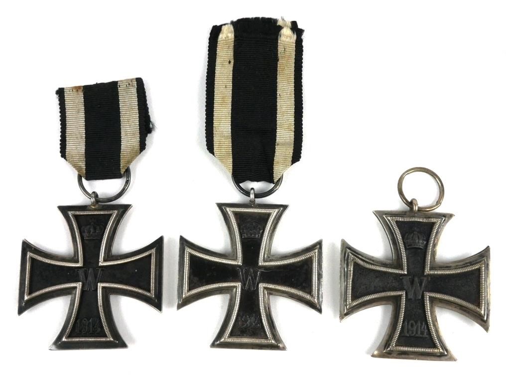(3) GERMAN EMPIRE IRON CROSS