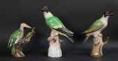 3 GERMAN PORCELAIN BIRDS3 Germ