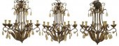 3) GILT METAL & SPECKLED RESIN