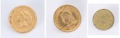 3 GOLD RUSH RELATED COINS1st i