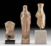 3 GREEK HELLENISTIC TERRACOTTA