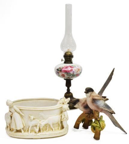 (3) GROUP: BIRD SCULPTURE,