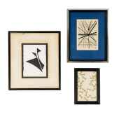(3) GROUP OF ABSTRACT PRINTS -