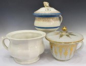 (3) GROUP OF CHAMBER POTS, OPA