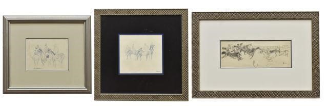 (3) GUSTAV LIKAN (1912-1998) JOCKEY