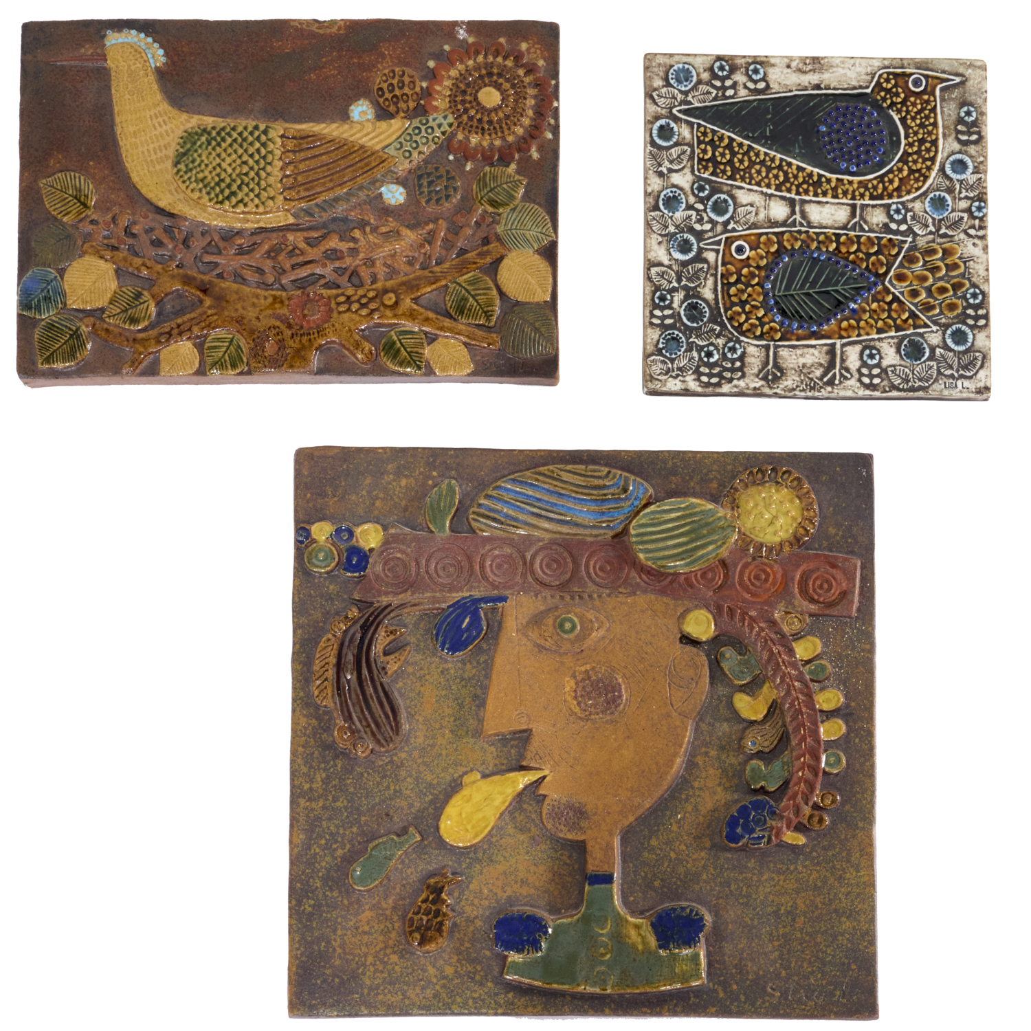 (3) GUSTAVSBERG SWEDISH CERAMIC