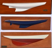 3 HALF-HULL SHIP MODELS: DORAD